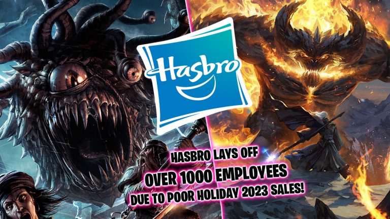 Games and toys industry giant Hasbro is reportedly laying off over 1000 of its employees due to weak 2023 holiday sales.