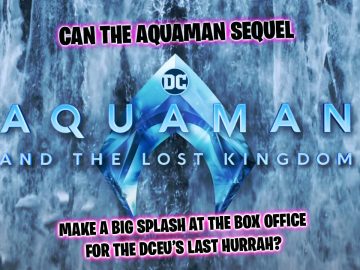 Unless the tide turns in its favor, Aquaman and the Last Kingdom is projecting a weak Christmas weekend box office.