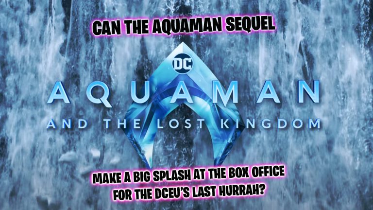 Unless the tide turns in its favor, Aquaman and the Last Kingdom is projecting a weak Christmas weekend box office.