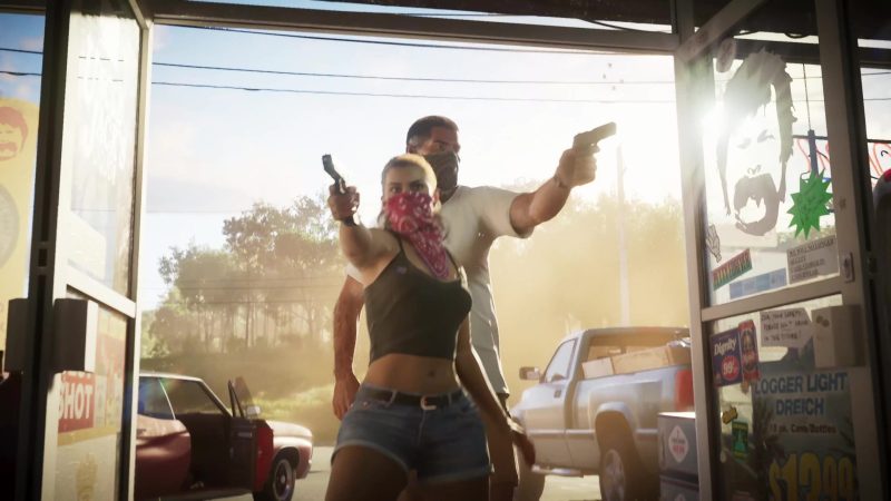 GTA 6 will feature two protagonists: Lucia and Jason. 