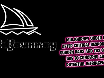 Midjourney receives massive negative criticism for the reaction to reports of infringement, including changing TOS without notice to users.