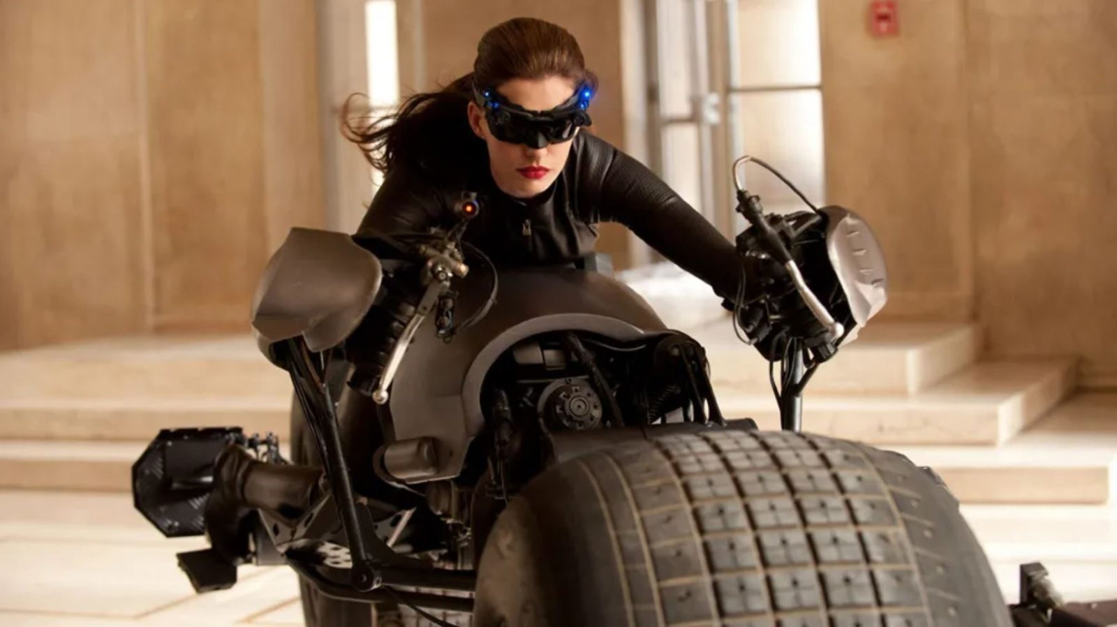 Hathaway was eventually cast as Catwoman in The Dark Knight Rises thanks in part to the cancellation of Spider-Man 4.