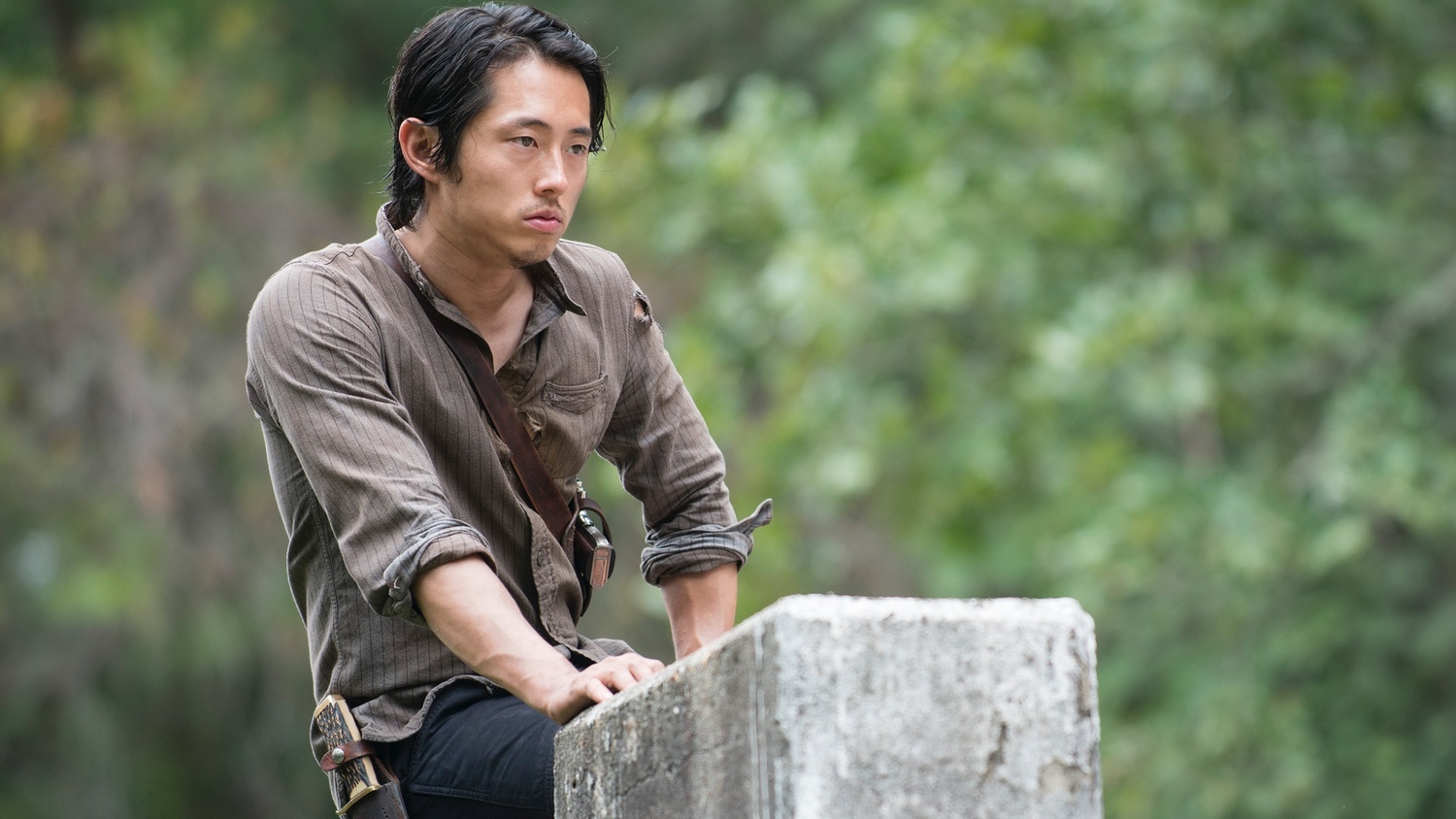 Yeun rose to prominence as one of the stars in The Walking Dead.