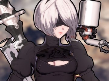 As always, 2B quickly proves that she's more than just a pretty face.