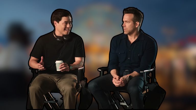 Ryan Reynolds and "John Krasinski" promoted their movie IF with a deep dive throwback to a prank with Randall Park from The Office.