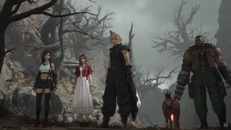 It's been theorized that the events of the entire FF7 Remake Trilogy take place inside a simulation of sorts.
