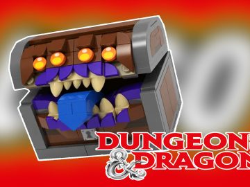 LEGO and WotC collaborate for the Dungeons & Dragons: Red Dragon’s Tale kit, with minifigs and bricks for characters, monsters, and locations.