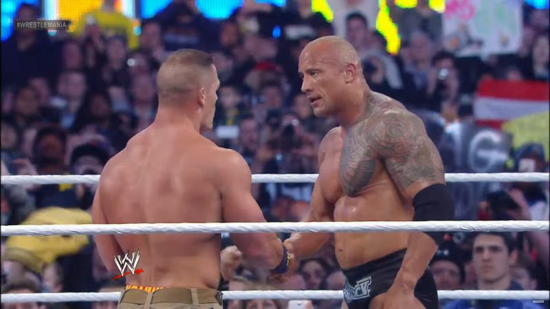 With The Rock now the biggest heel in sports entertainment, who better to help balance the scales than John Cena?