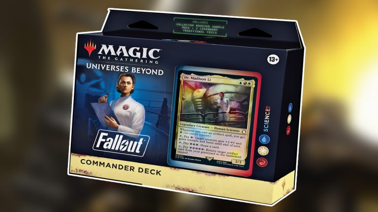 WotC released the Magic: The Gathering crossover with the dystopian video game franchise Fallout via Commander Decks and Booster Packs.